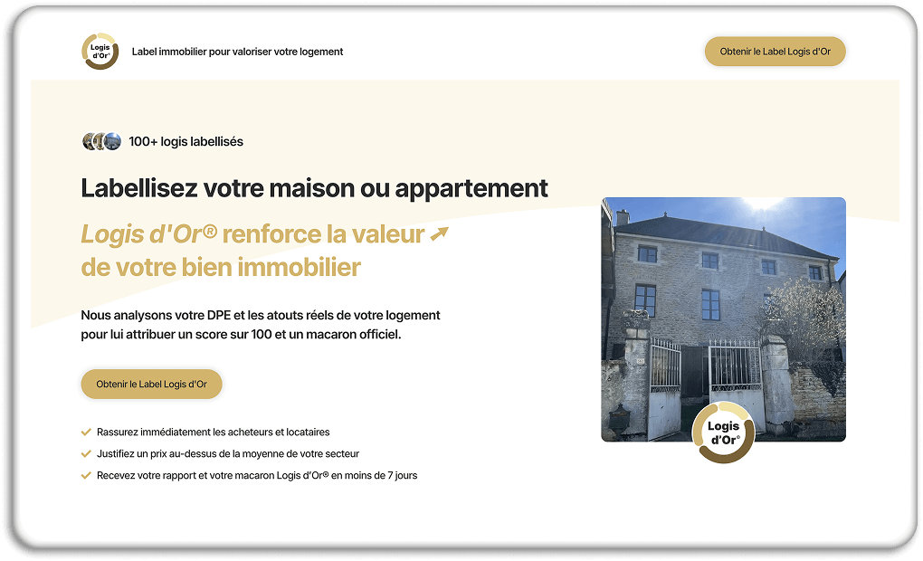 Logis d'Or - Label immobilier pour valoriser votre logement
